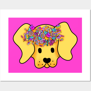 Sweet Puppy - Pink Posters and Art